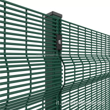 Fattore di sicurezza in polvere rivestita 358 recinzione anti -climb
